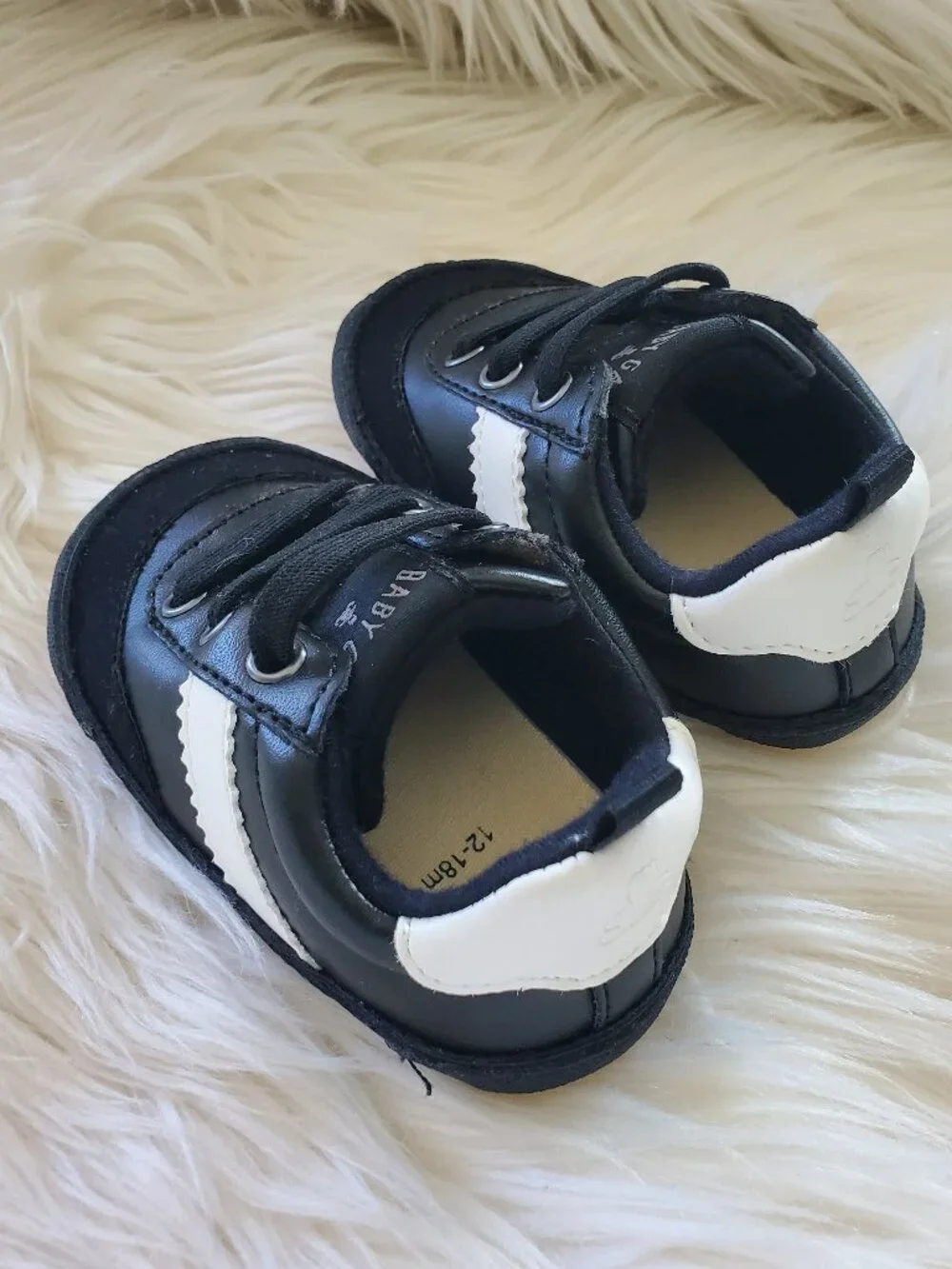 Gap Boy's Black Loafer & Sneaker Bundle SZ 12-18M
